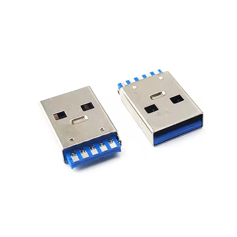 10pieces USB 3.0 A Type Male Plug Connector High-speed Data Transmission USB 3.0 Jack Charging Socke