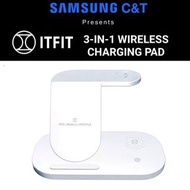 Samsung x ITFIT 三合一無線充電板 ITFITEX27 配備 30W 快速充電器