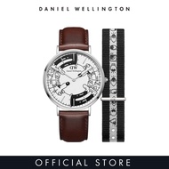 Steven Harrington x DW Set - Classic 40mm BW + Nato Strap 20mm - Black &amp; White - Limited Edition Collab - Fashion Watch for Men - Nato &amp; Leather Strap Watch - Male Watch - DW Official - Authentic นาฬิกา ผู้ชาย