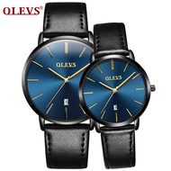 OLEVS [100% Original] Couple Watch Set Simplicity Casual Fashion Waterproof Watch with Box