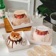 5PCS TART CAKE PAPER BOX TART CAKE PACKAGING/ CAKE BOX/