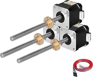 YEJMKJ 3 Pack Nema 17 Stepper Motor TR8x8 210mm with T8 Lead Screw 1.8βΒ°β 2 Phase High Torque 0.44Nm
