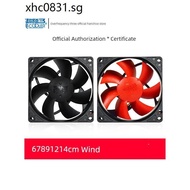 Overclocking Three Cyclone F82Y Chassis CPU Fan 8cm Cyclone F122 Power Fan 12cm 9CM Silent F72