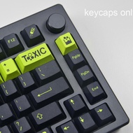 ✈♂♨129 Keys PBT Five-sided Sublimation Keycaps For GMK Toxic Profile Original Height Mechanical Gami