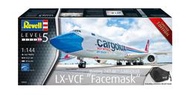 【AKO HOBBY】德國 Revell 03836 1/144 德國盧森堡航空貨機 波音747-8F 防疫口罩塗裝 *