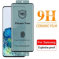 Samsung Galaxy S8 S9 S10 S20 S21 S22 S23 S24 Note 8 9 10 20 Ultra Full Glue Soft Ceramic Cover Tempered Glass Screen Protector