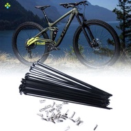 LFINDS Bicycle Spokes Flexible Black Mountain Bike 170mm-290mm 27.5inch 26inch Spokes Nipples