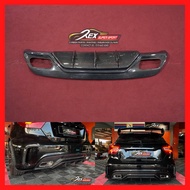 Mercedes Benz A-CLASS W176 A180 A200 A250 A45 Rear Diffuser Varis Real Forged Carbon Fiber Belakang 