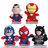 Movie Marvel's The Avengers Plush Toy Captain America Iron Man Spider Man DC Batman Superman Dolls Soft Toys For Children Gift