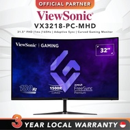 ViewSonic VX3218-PC-MHD | 31.5" FHD |1ms |165Hz | Adaptive Sync | Curved Gaming Monitor