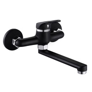 Sink Faucet Single Handle Wall Mounted Mixer Tap Hot Cold Water Mixer Faucet Modern Basin Sink Elect