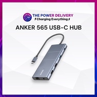 Hub Anker 565 USB-A Hub (11 in 1) A8388 PD 100w 60Hz, 3 USB-A Ports, LAN Port, 3.5mm, microSD, 10Gbps