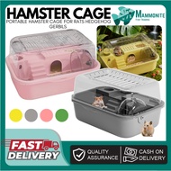Hamster Habitat Openable Top Portable Hamster Cage for Hedgehog Gerbils with Enclosure Hamster Cage