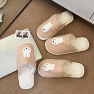 MXBEAUTY Winter Rabbit Plush Slippers, Cartoon Rabbit Warm Fur Slippers, Soft Bunny Anti Slip Fluffy