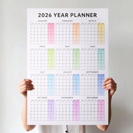 2026 Calendário Toàn Năm Một Tờ Giấy Mới Kế Hoạch Tự Kỷ Gắn Tường Lịch Trình Biểu Đồ Sáng Tạo Biểu Đ