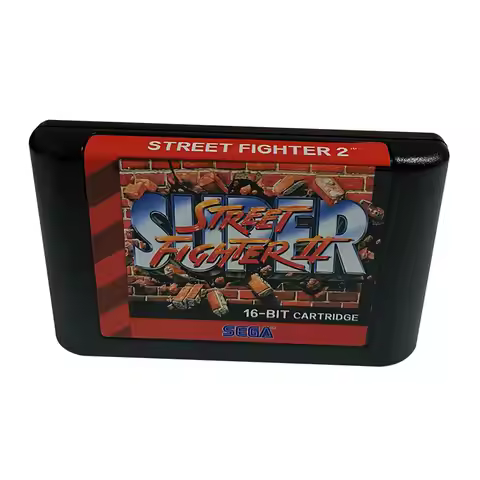 Super Street Fighter 2 16 Bit MD Game Card For Mega Drive Game Console