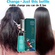 Hair Straightener Cream,hair relaxer rebonding straight Permanent Natural Herbs Comb Straight Hair H
