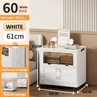🧺200L Foldable Storage Box with Wheels Large Capacity Organizer Cabinet Foldable Kotak Baju Kotak Ma