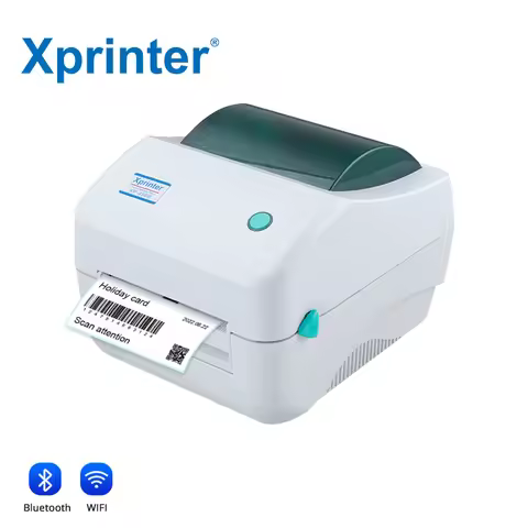 Xprinter XP-450B 203Dpi Direct Thermal Barcode Printer Shipping Label Printer 4x6 USB Bluetooth Ther