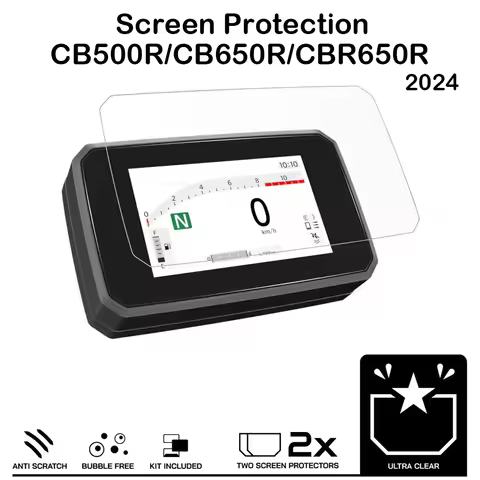 Motorcycle Screen Protection Film For Honda CB500R CB650R CB 650R CBR650R CBR 650R 2024- Cluster Ant