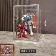 กล่องเก็บของ Lego Acrylic Transparent ป้องกันฝุ่น กล่องแสดงโมเดล Gundam โมเดลการ์ตูน กล่องเก็บของเล่