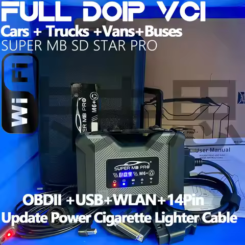 ALL NEW Upgraded 2025 Update MB Star SD Full DoIP VCI SUPER MB PRO M6+ BENZ Cars Van TRUCK BUSES DIA
