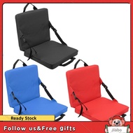 Jiabo Portable Seat Pads Foldable Chair with Backrest Soft Sponge Cushion Back for Stadium and Beach