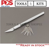 Craft Knife Hobby Knife Precision Sharp Cutting Knife with Various Types of Spare Knife Blades for A