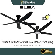 🔥HOT🔥 ELBA TERRA N5650 N5652L R5430 LUNA 5610 5612L 56'' DC Motor Ceiling Fan With Remote Control Ki