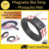 Flexible Magnetic Bar Strip 3M Self Adhesive Tape Roll with Double Side Tape Jaring Nyamuk Tingkap背胶