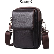 Cobbler Legend Genuine Leather Men Crossbody Bag Multi-purpose Waist Bag Sling Bag