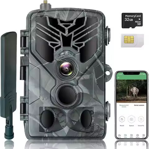 Trail Hunting Camera 4G APP control 50MP 4K Wireless Cellular Mobile Night Vision Wildlife Hunting C