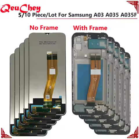 5/10 Piece/Lot For Samsung Galaxy A03 A035 A035F SM-A035F/DS LCD Display Touch Screen Assembly No / 