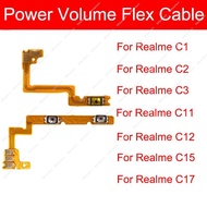 Power Volume Button Flex Cable For Oppo Realme C1 C2 C3 C11 C12 C15 C17 Side Volume Power Mini Keys 