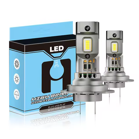 2Pcs H7 H4 LED Headlight Bulb H11 H1 9005 HB3 HB4 9006 H8 Fog Light Wireless for Car Headlamp Auto D