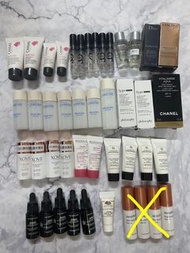護膚品sample canvas mufe Lancome  Dior laneige philosophy Chanel the body shop bioderma xove origins  i