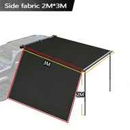(สินค้าจากไทยพร้อมส่ง)Car Awning ม่านบังแดดข้างรถยนต์ กันสาดข้างรถยนต์แคมป์ปิ้ง Car Awning For Campi