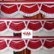 Pony Tongue Background Flag Abutaysatin 5 Waves 4.5 m 10 Waves 9m Many Colors