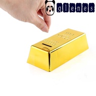 GLENES Coin Bank Creative Plastic Bullion Prop Gold Brick Gold Bullion Bar Simulation Coin Case