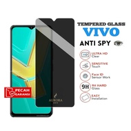 Tempered Glass Anti Spy Vivo Y05 Y01 Y1s Y02 Y02s Y03 Y3s 2020 Y3s 2021 Y04 Y04s Y5s Y7s Y9s T1 T1 5