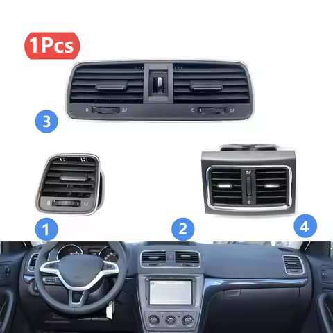 Ruili353 for Skoda Yeti Dashboard Air Conditioning AC Outlet Ventilation Rear AC Vent for Skoda Yeti