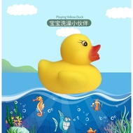 ATP PET 🐾  [4pcs] Mainan Itik Duck Family Squeaky Pet Toy Set Floating Rubber Duck Toys for Dogs & C