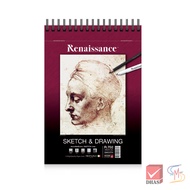 สมุดสเก็ตซ์ ขนาดA5 (ริมลวด) รุ่น R702 Renaissance & Fabriano