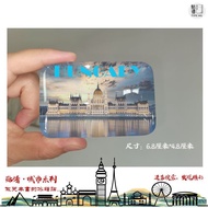 Hungary Hungary Hungary Refrigerator Stickers Tourist Souvenirs Hungary Flag Budapest Refrigerator S