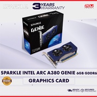 SPARKLE INTEL ARC A380 GENIE 6GB GDDR6 96BIT DUAL LOW PROFILE GRAPHICS CARD ( 3 YEARS WARRANTY)