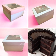 8x8x5 Cake Box with Window 10 pcs