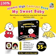[ABC] Ready Islamic High Contrast Book My Sweet Baby MyBunayya My Bunayya Buku Bayi Boardbook
