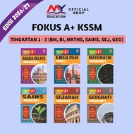 [MyEducationBooks] Fokus A+ KSSM Edisi 2026 - BM,BI,Maths,Sains,Sej,Geo (Tingkatan 1-3) - Latihan bu