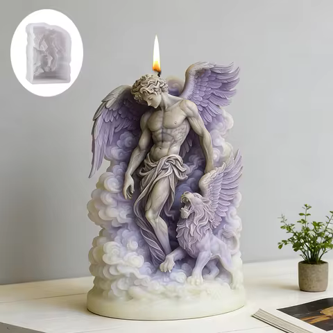Angel and Griffin Candle Mold, easy to unmold, perfectly replicating exquisite artistic fragrances, 