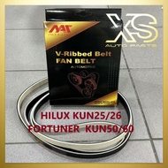MEAUSU FAN BELT 7PK1516 MSFB-7PK-003 / 90916-T2006 TOYOTA HILUX KUN25 , KUN26 FORTUNER KUN50 , KUN60